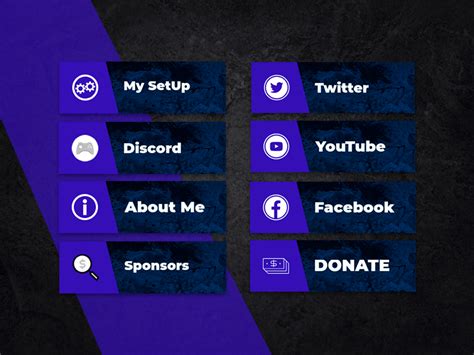 make your own twitch panel.